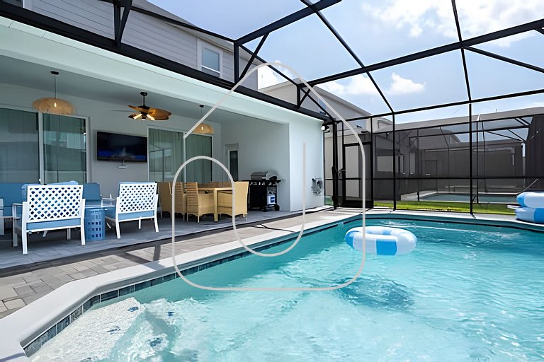 Casa 5Q Windsor Island c/ Piscina & Game Room