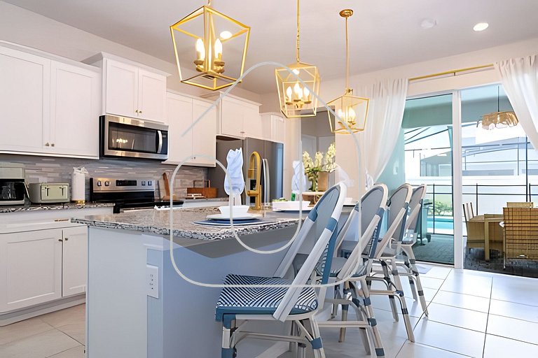 Casa 5Q Windsor Island c/ Piscina & Game Room