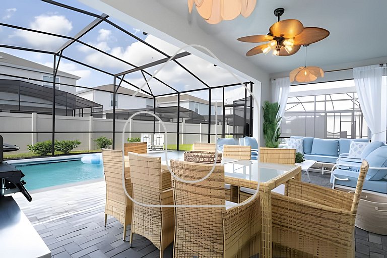 Casa 5Q Windsor Island c/ Piscina & Game Room