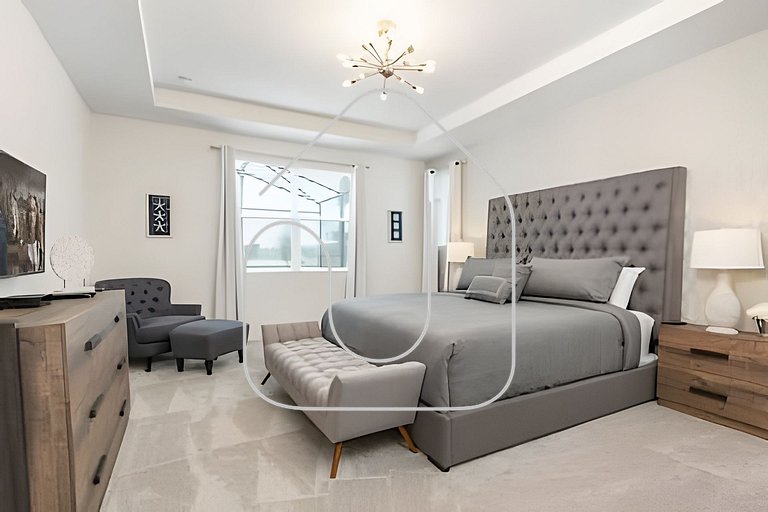 Elegant 7BR Villa w/ Pool & Resort Access