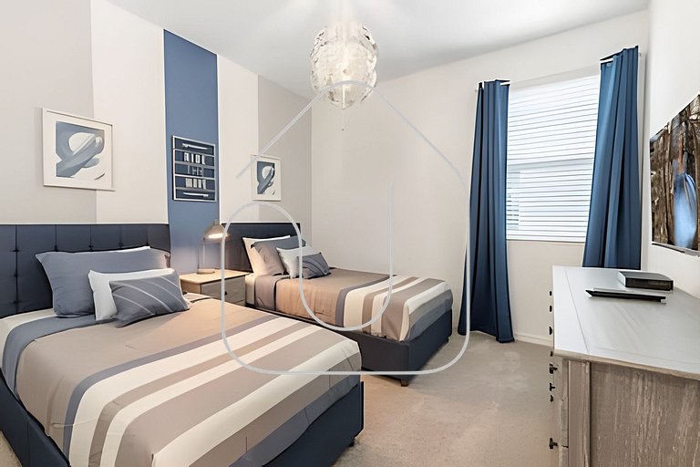 Elegant 7BR Villa w/ Pool & Resort Access