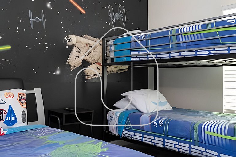 Champions Gate 5BR Villa w/ Pool & Star Wars Room