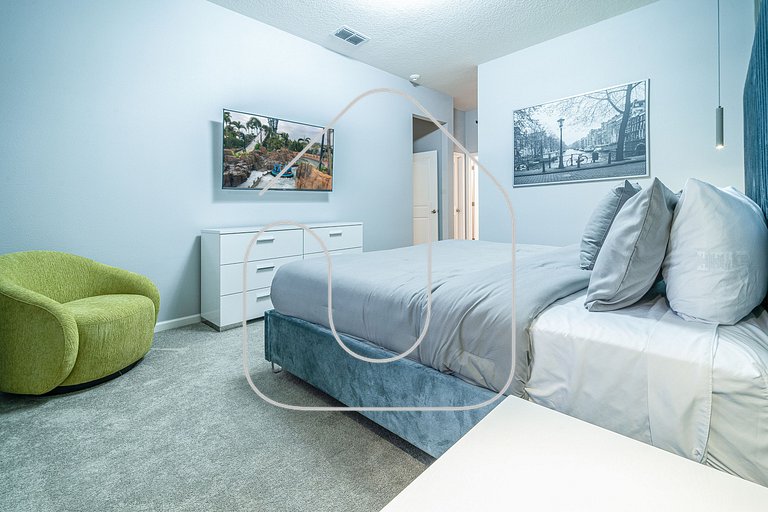 Mansão 8Q Disney c/ Cinema, Game Room, Piscina