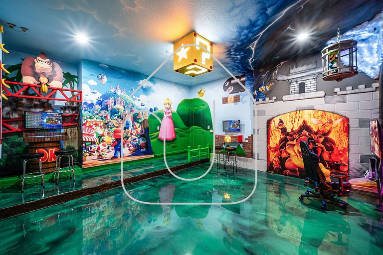 Luxury 8BR Villa w/ Cinema, Game Room, Pool