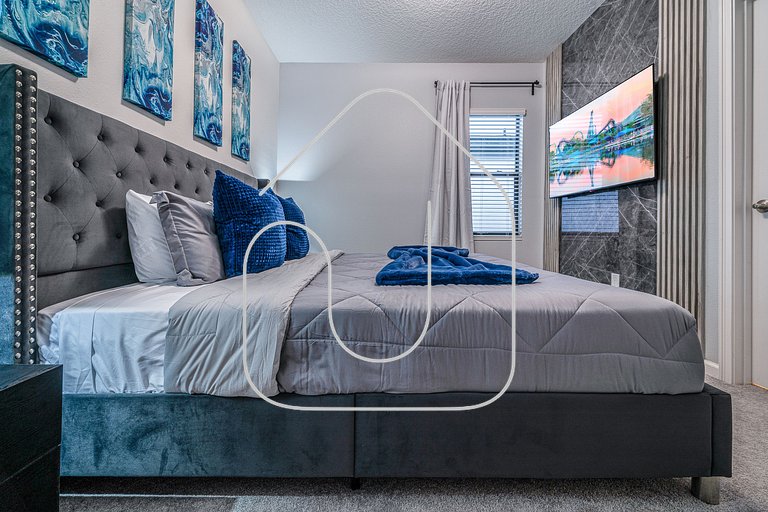 Mansão 8Q Disney c/ Cinema, Game Room, Piscina