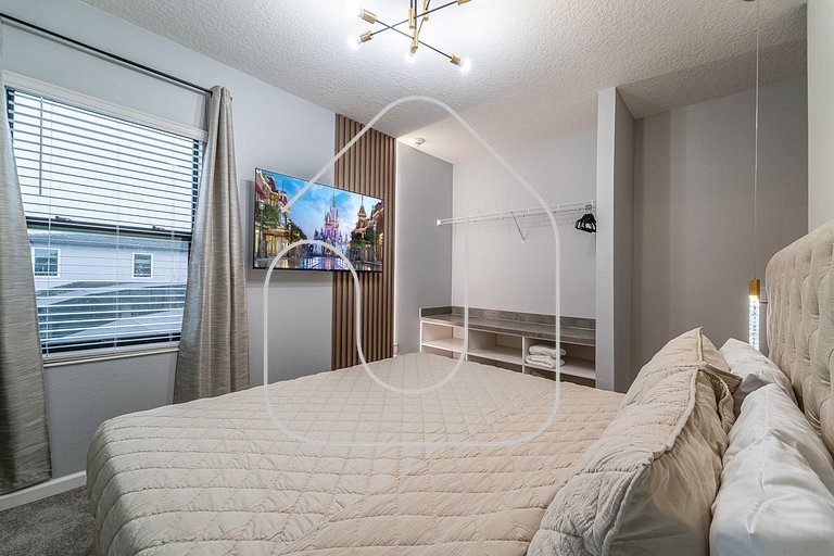 Mansão 8Q Disney c/ Cinema, Game Room, Piscina