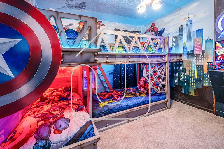 Luxury 8BR Villa w/ Cinema, Game Room, Pool