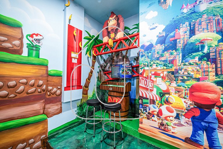 Mansão 8Q Disney c/ Cinema, Game Room, Piscina