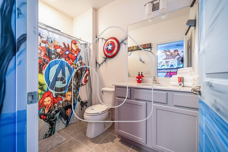 Luxury 8BR Villa w/ Cinema, Game Room, Pool