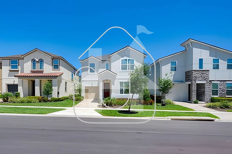 Modern 6BR Villa w/ Pool & Resort Access