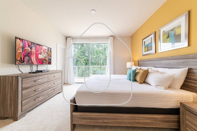 Casa 3Q Serenity c/ Piscina – Perto da Disney