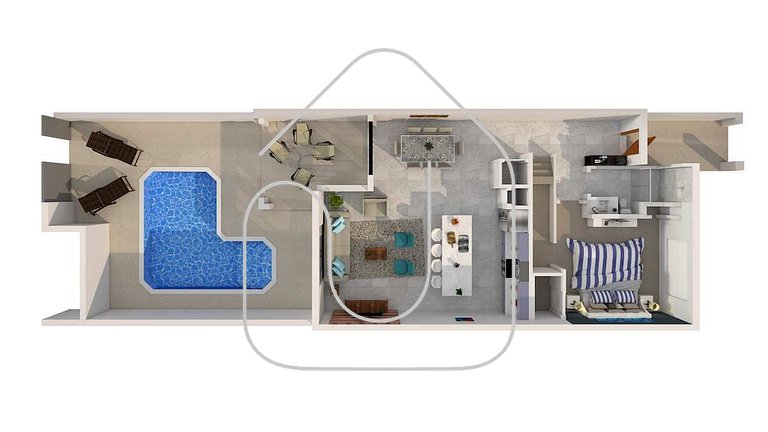 Casa 4Q c/ Piscina Priv. no Storey Lake