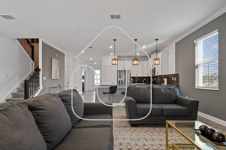 Casa 9Q em Resort c/ Piscina – 11km da Disney