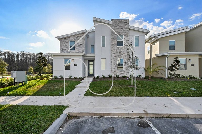 Casa 9Q em Resort c/ Piscina – 11km da Disney