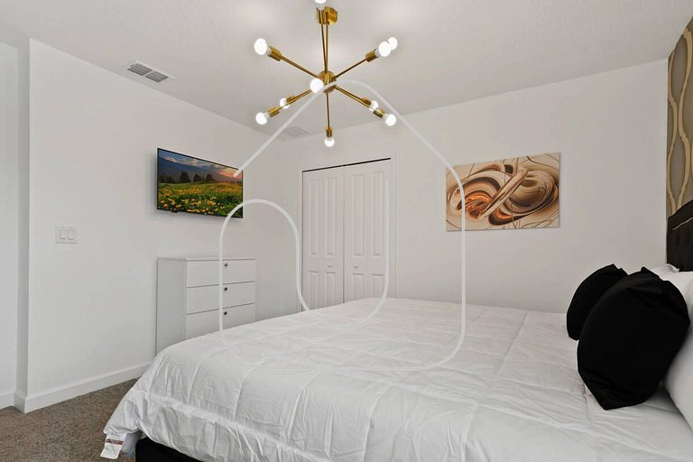 Casa 9Q em Resort c/ Piscina – 11km da Disney