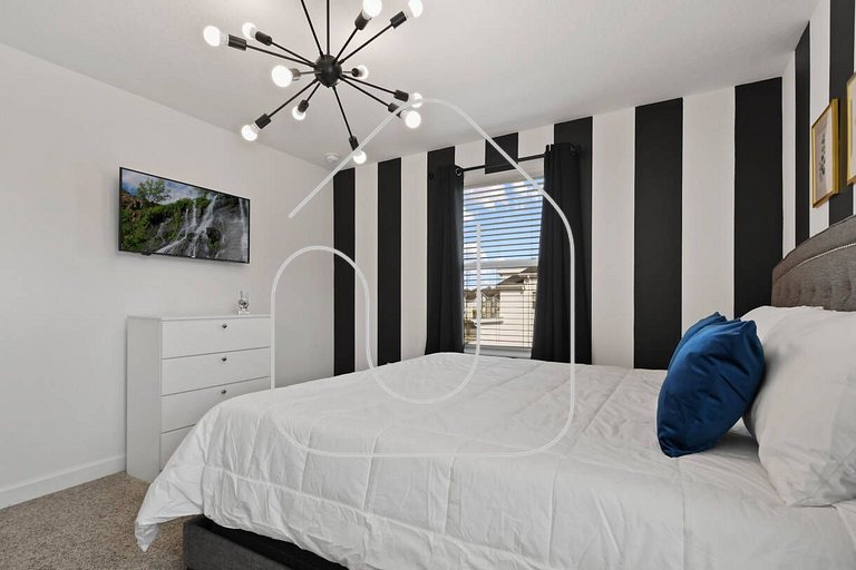 Casa 9Q em Resort c/ Piscina – 11km da Disney