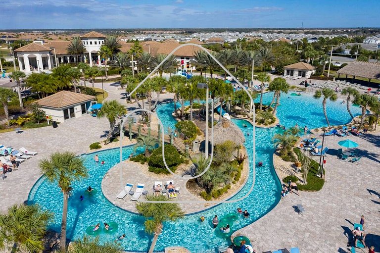 Casa 6Q c/ Piscina, Spa e Resort — Perto da Disney