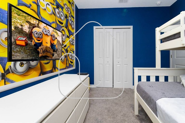 Casa 6Q c/ Piscina, Spa e Resort — Perto da Disney