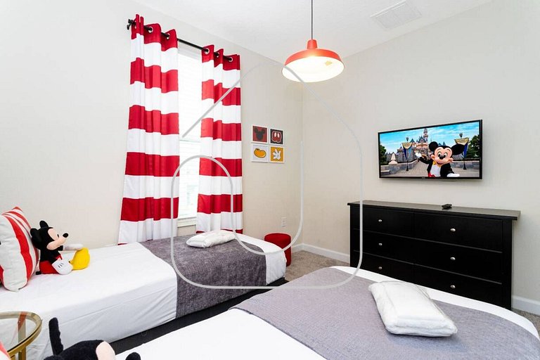 Casa 6Q c/ Piscina, Spa e Resort — Perto da Disney
