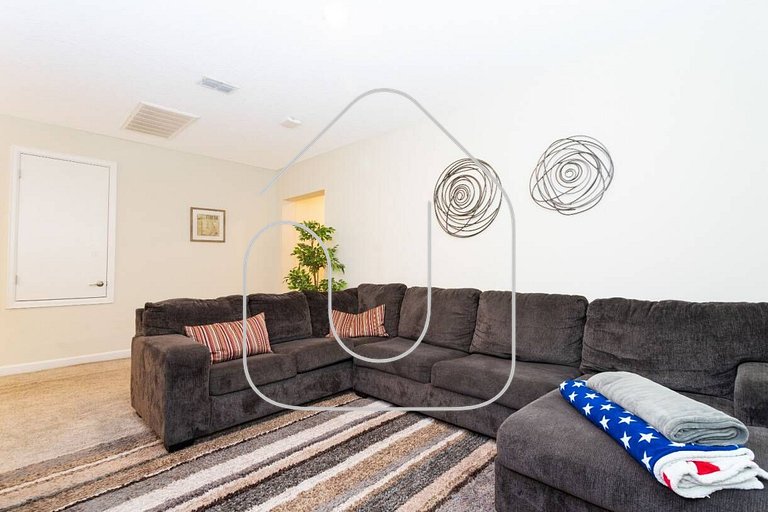 Casa 6Q c/ Piscina, Spa e Resort — Perto da Disney