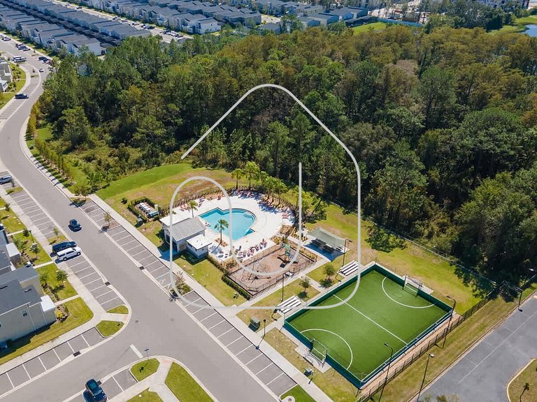 Casa 9Q no Storey Lake c/ Piscina Cinema e Games