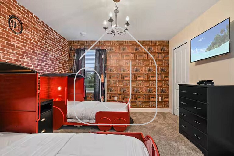 Casa 9Q no Storey Lake c/ Piscina Cinema e Games