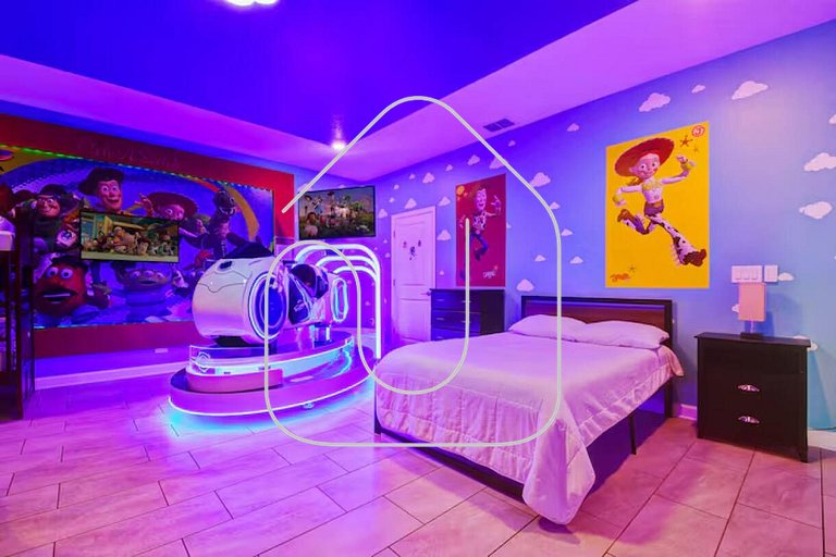 Casa 9Q no Storey Lake c/ Piscina Cinema e Games