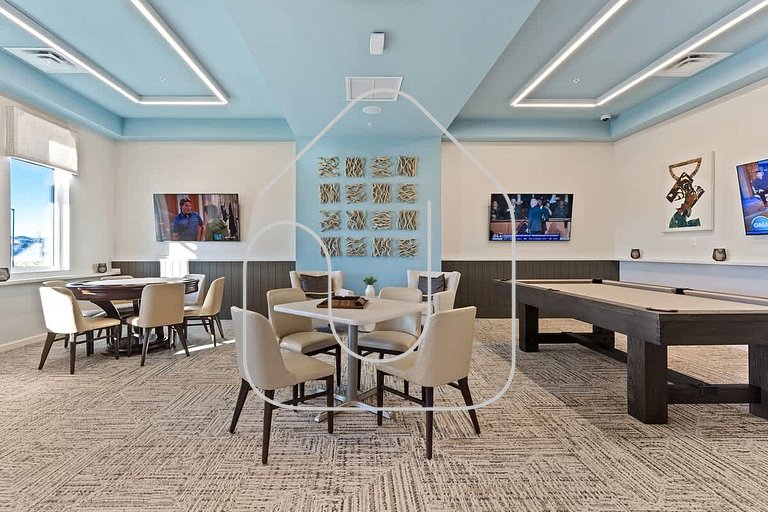 Casa 7Q Storey Lake c/ Piscina, Spa e Game Room