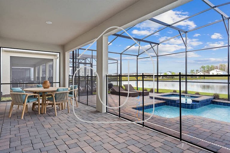 Casa 7Q Storey Lake c/ Piscina, Spa e Game Room