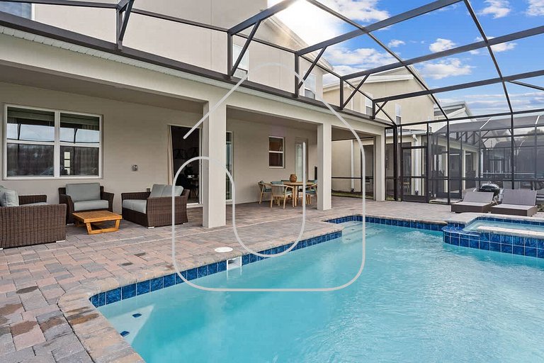 Storey Lake 7BR Villa w/ Pool, Spa & Game Room