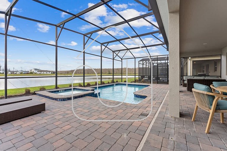 Casa 7Q Storey Lake c/ Piscina, Spa e Game Room