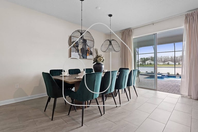 Casa 7Q Storey Lake c/ Piscina, Spa e Game Room