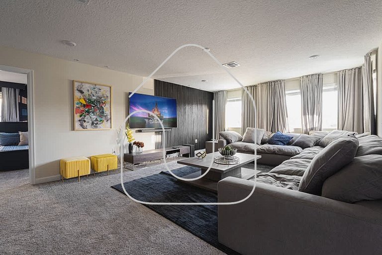 Casa 7Q Storey Lake c/ Piscina, Spa e Game Room