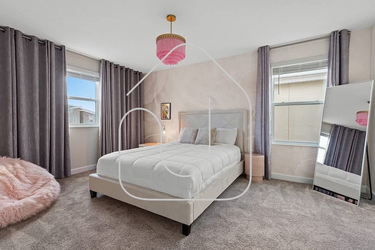 Casa 7Q Storey Lake c/ Piscina, Spa e Game Room