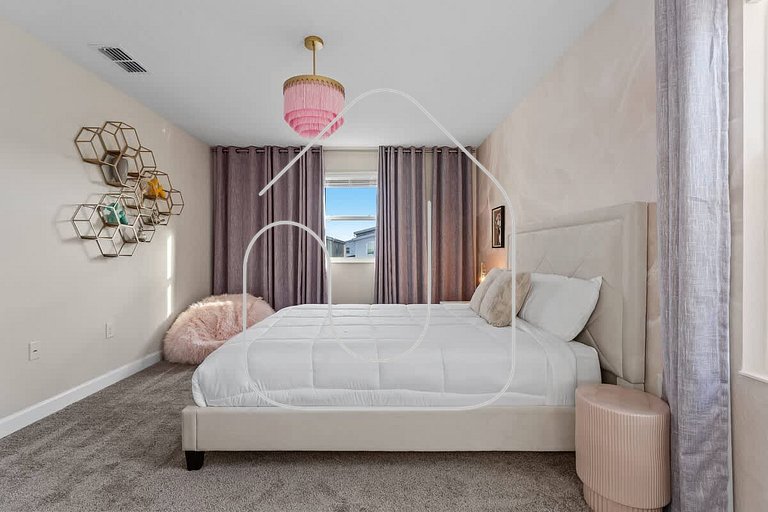 Casa 7Q Storey Lake c/ Piscina, Spa e Game Room