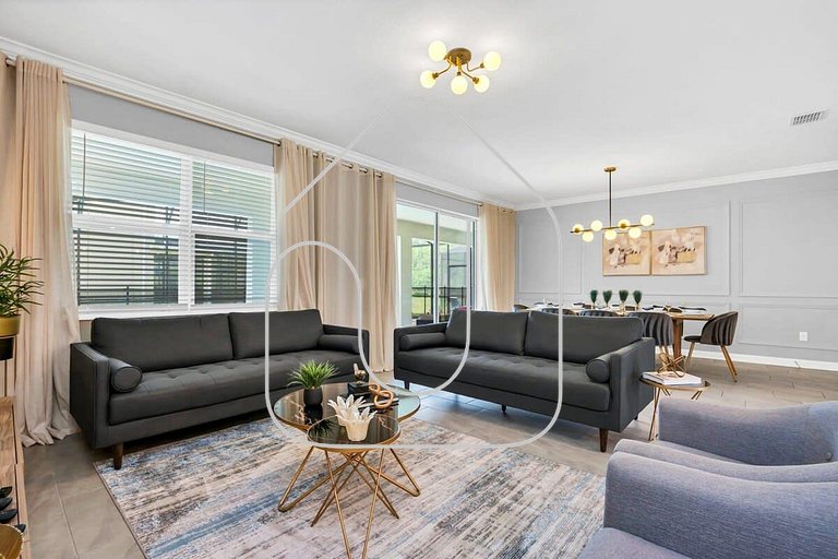 Storey Lake 9BR Villa w Pool, Theater, Game Room