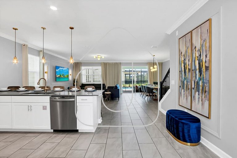 Storey Lake 9BR Villa w Pool, Theater, Game Room