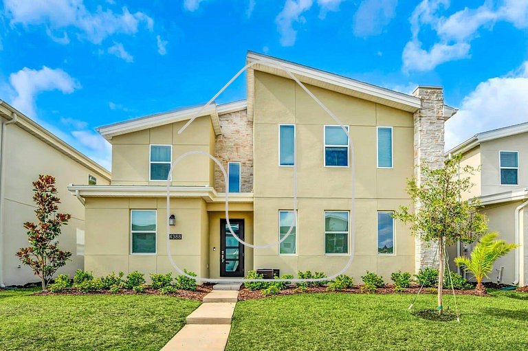 Storey Lake 9BR Villa w Pool, Theater, Game Room