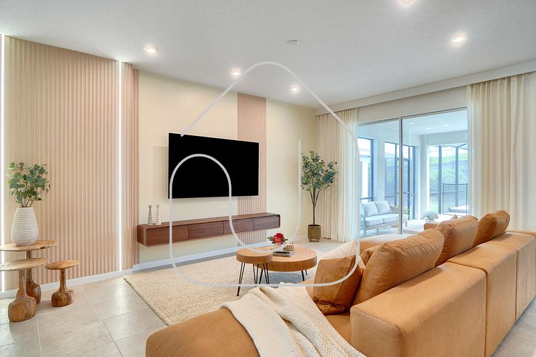 7 Q c/ Piscina & Game Room