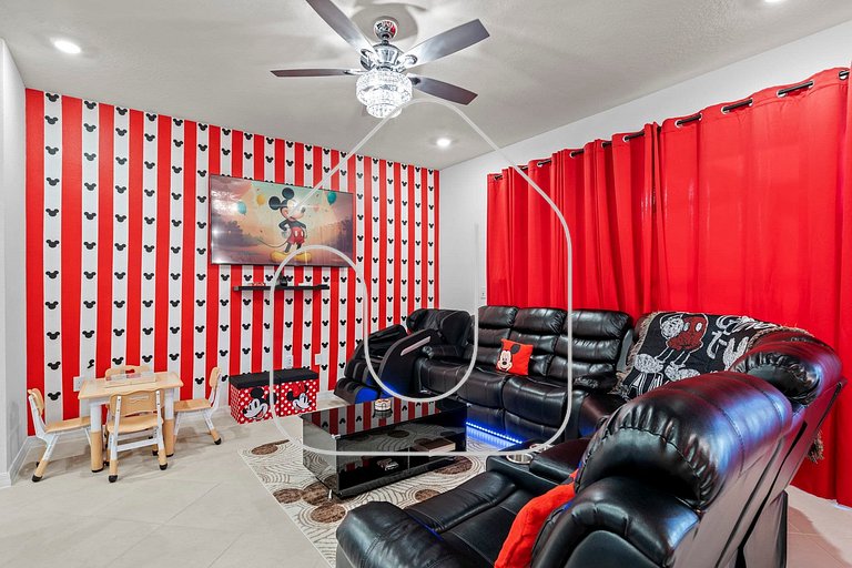 Casa 5Q Temática c/ Piscina no Windsor Cay