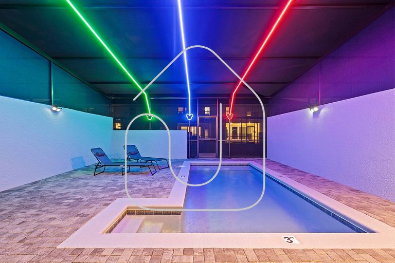 Themed 5BR Home + Pool at Windsor Cay