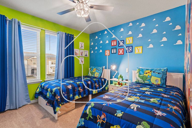 Casa 5Q Temática c/ Piscina no Windsor Cay