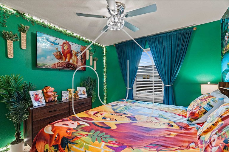 Casa 5Q Temática c/ Piscina no Windsor Cay