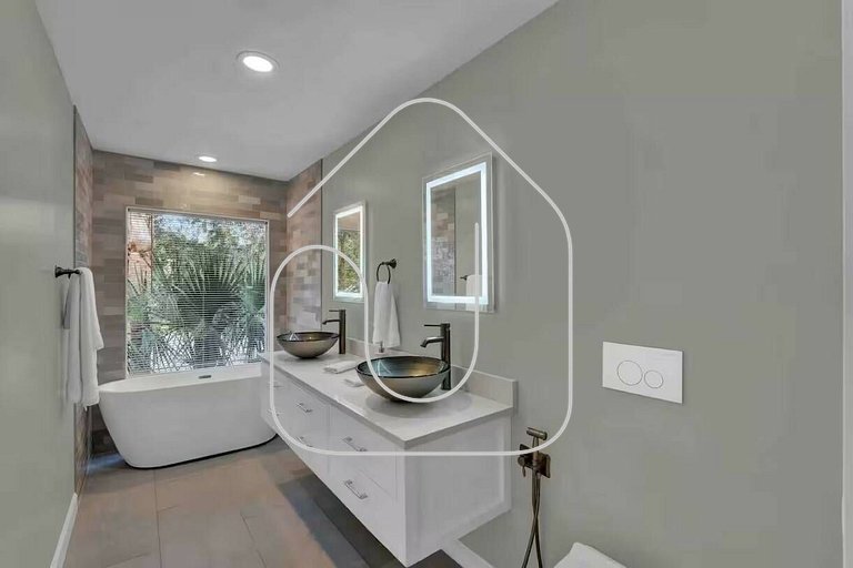 Casa 5Q c/ Piscina e Vista Lago — 3min Universal