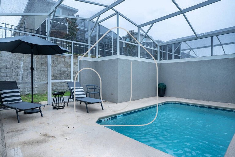 Casa 4Q c/ Piscina e Quartos Temáticos — Disney