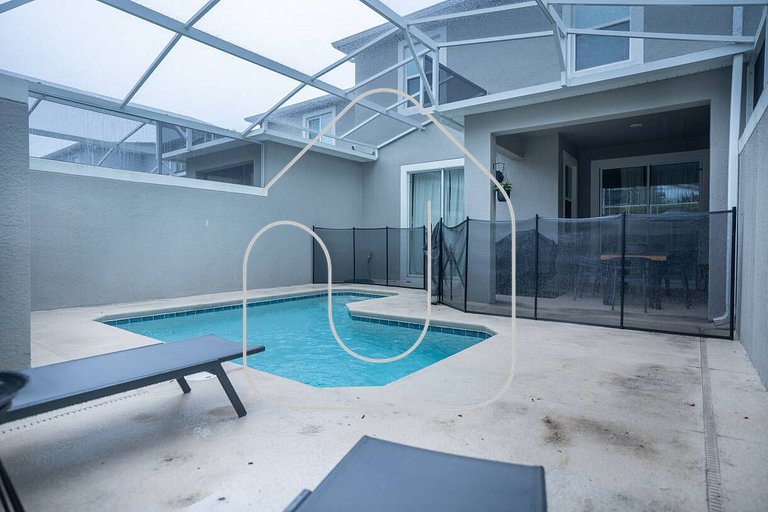 Casa 4Q c/ Piscina e Quartos Temáticos — Disney