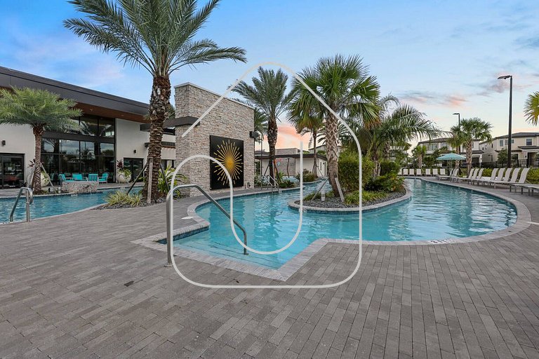 Casa 5Q Moderna c/ Piscina – 15min Disney