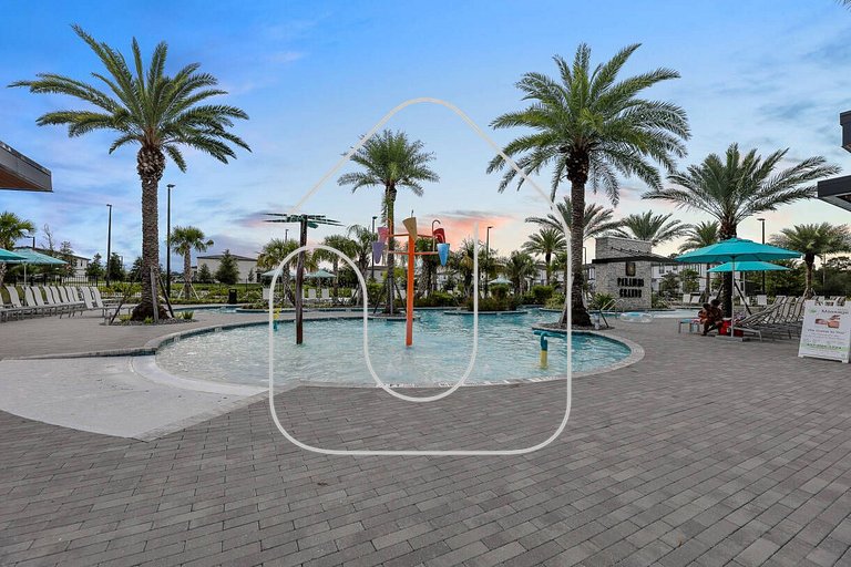 Modern 5BR Villa w/ Pool – 15 min to Disney