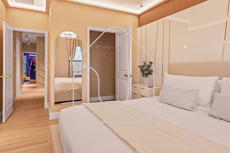 Casa 5Q Moderna c/ Piscina – 15min Disney