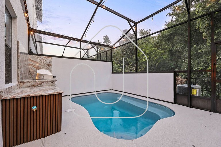 Casa 5Q Moderna c/ Piscina – 15min Disney